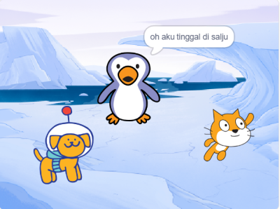 Penguin, Dog, and Cat