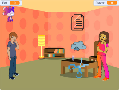 Rock, paper, scissors, shoot!