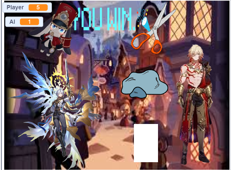 ROCK PAPER SCISSORS    HSR VERSION