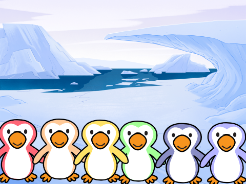 Rainbow Penguin